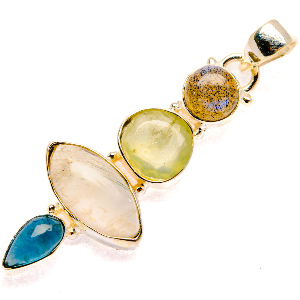 Rainbow Moonstone Pendants handcrafted by Anasilvercos - PD28368 - Photo 2