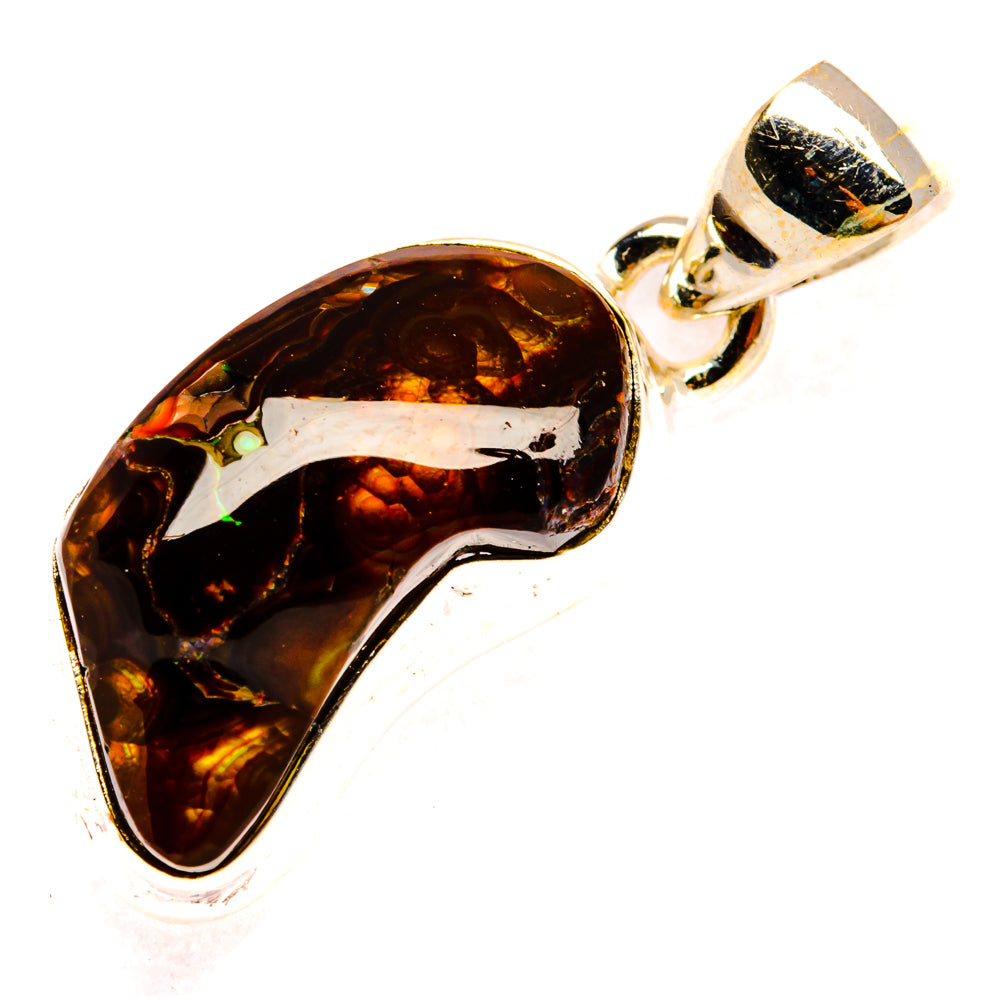 Mexican Fire Agate Pendants handcrafted by Anasilvercos - PD28385 - Photo 2