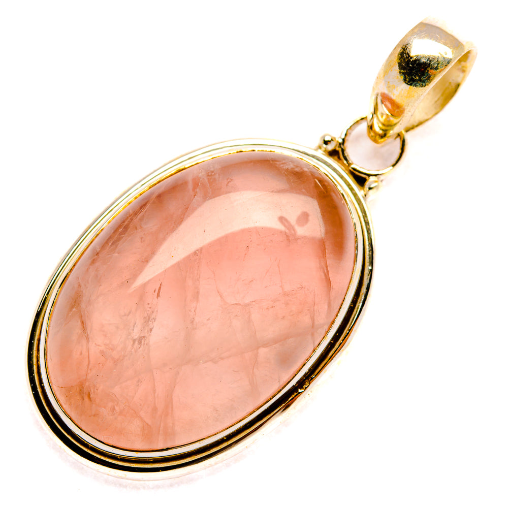 Rose Quartz Pendants handcrafted by Anasilvercos - PD28387 - Photo 2