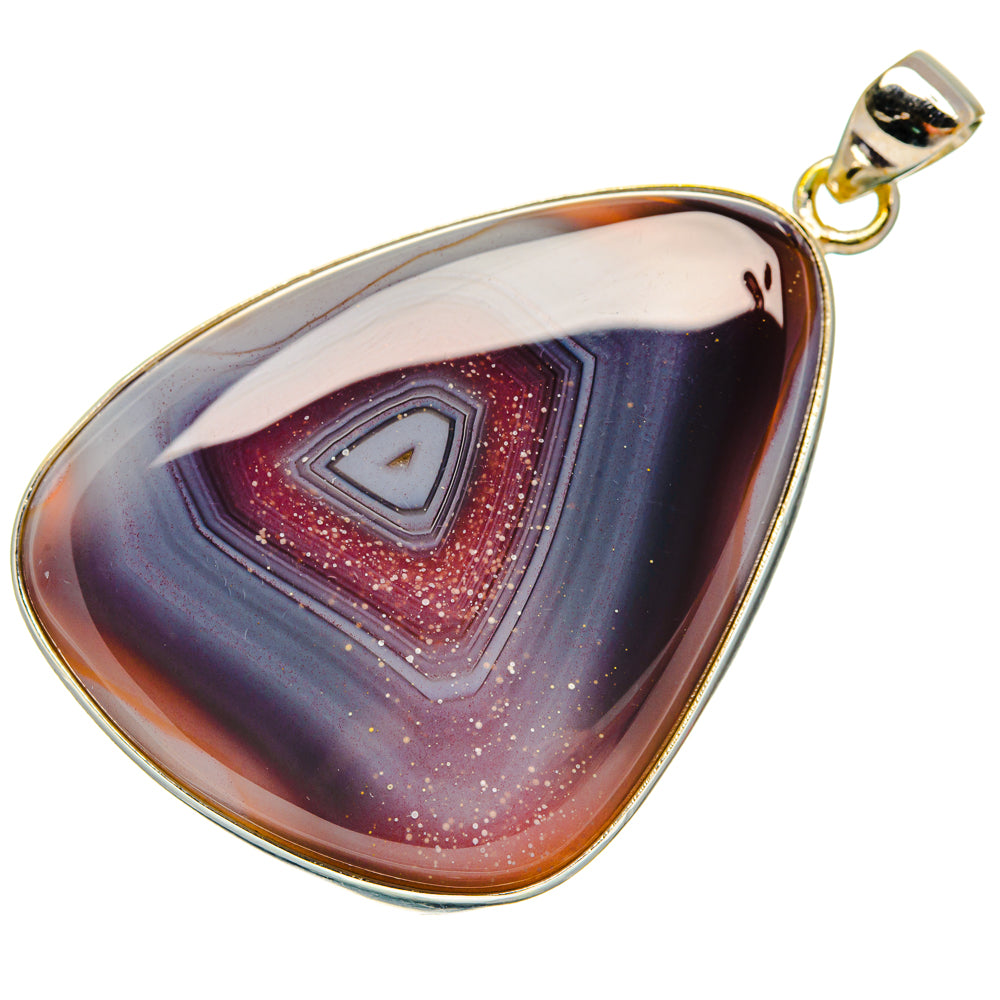Botswana Agate Pendants handcrafted by Anasilvercos - PD28411 - Photo 2