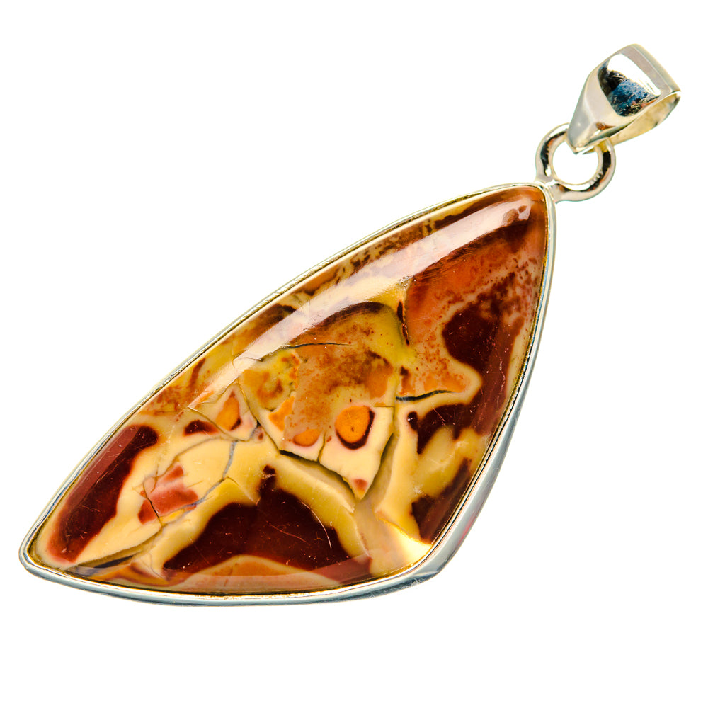 Butterfly Jasper Pendants handcrafted by Anasilvercos - PD28421 - Photo 2