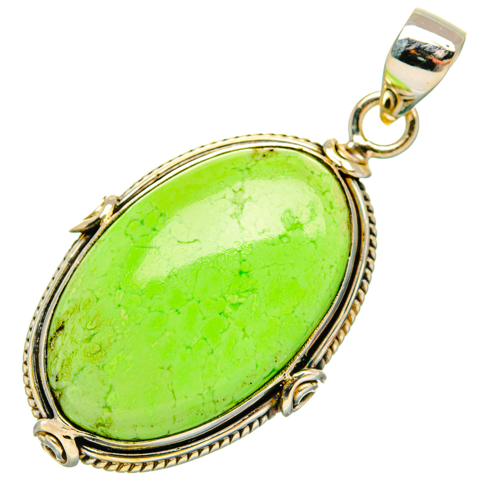 Lemon Jasper Pendants handcrafted by Anasilvercos - PD28432 - Photo 2