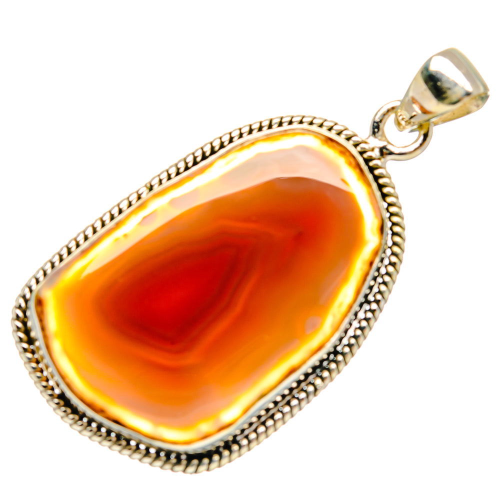 Botswana Agate Pendants handcrafted by Anasilvercos - PD28436 - Photo 2