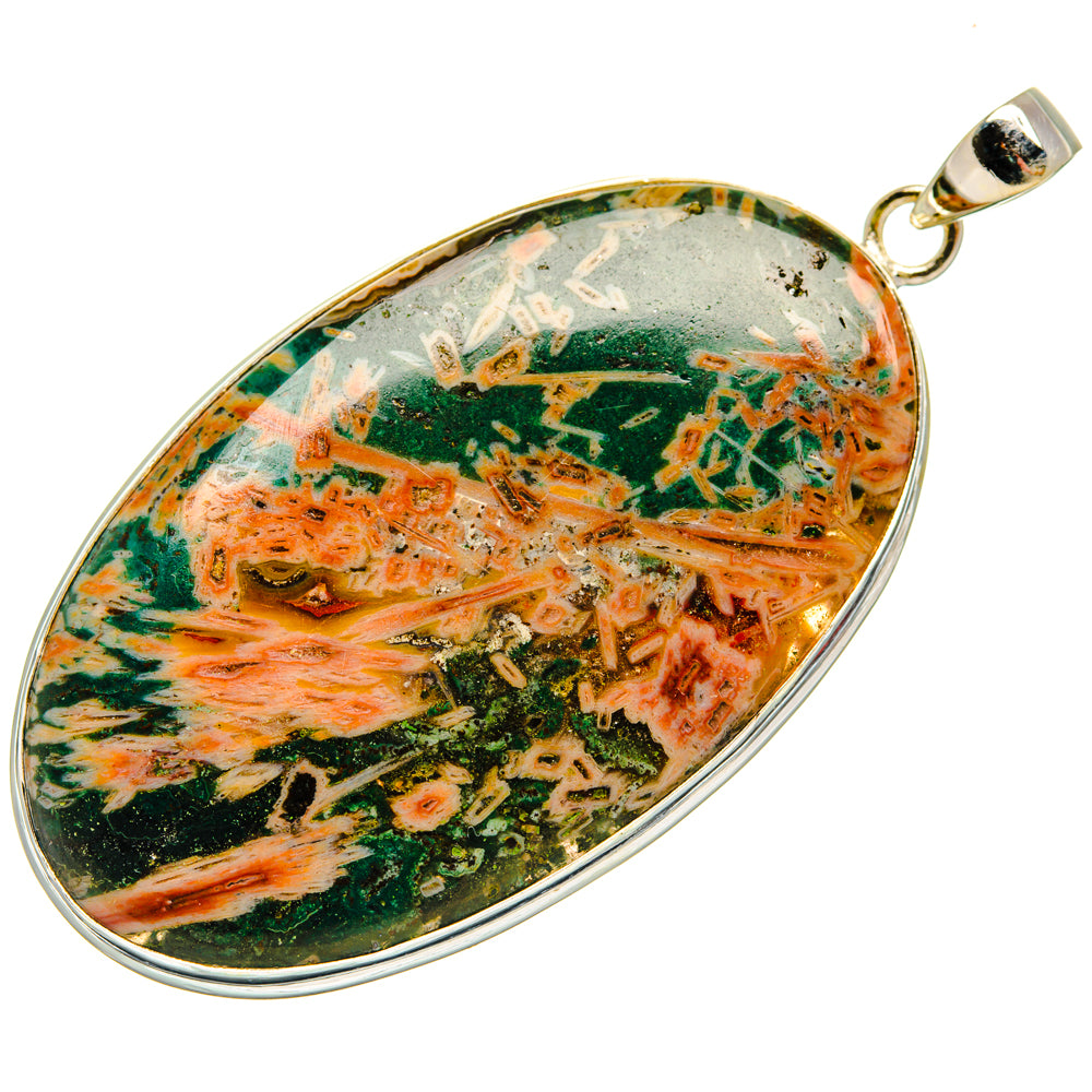 Turkish Tube Agate Pendants handcrafted by Anasilvercos - PD28442 - Photo 2