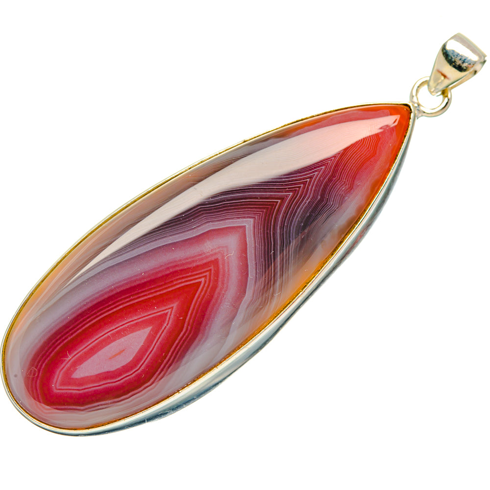 Banded Agate Pendants handcrafted by Anasilvercos - PD28443 - Photo 2