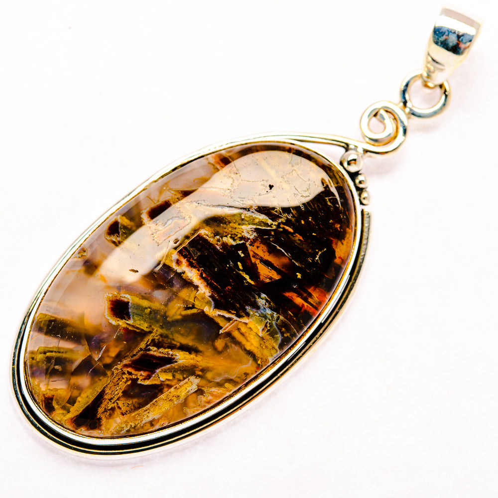 Turkish Tube Agate Pendants handcrafted by Anasilvercos - PD28444 - Photo 2
