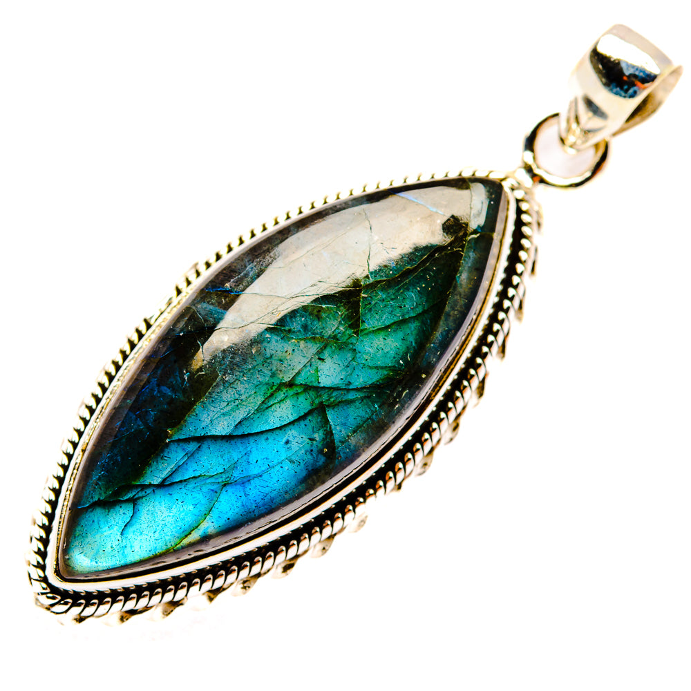 Labradorite Pendants handcrafted by Anasilvercos - PD28455 - Photo 2