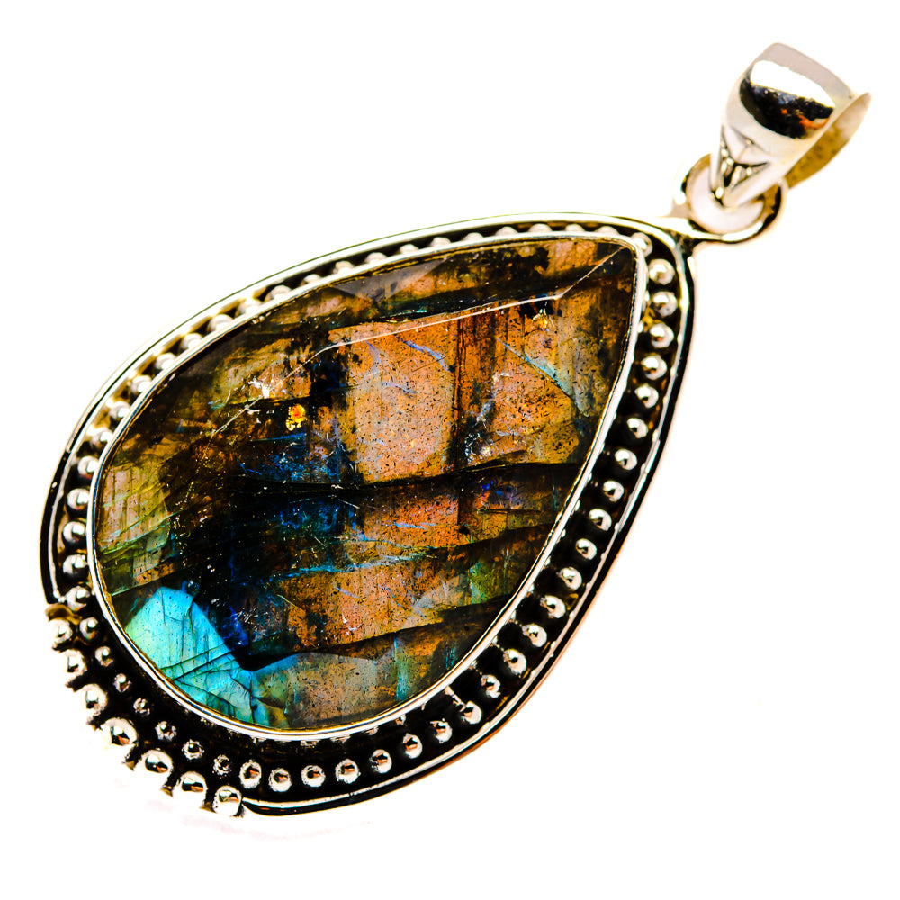 Labradorite Pendants handcrafted by Anasilvercos - PD28456 - Photo 2