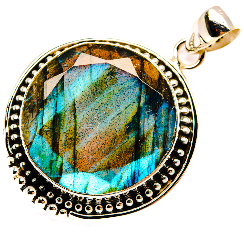 Labradorite Pendants handcrafted by Anasilvercos - PD28458 - Photo 2