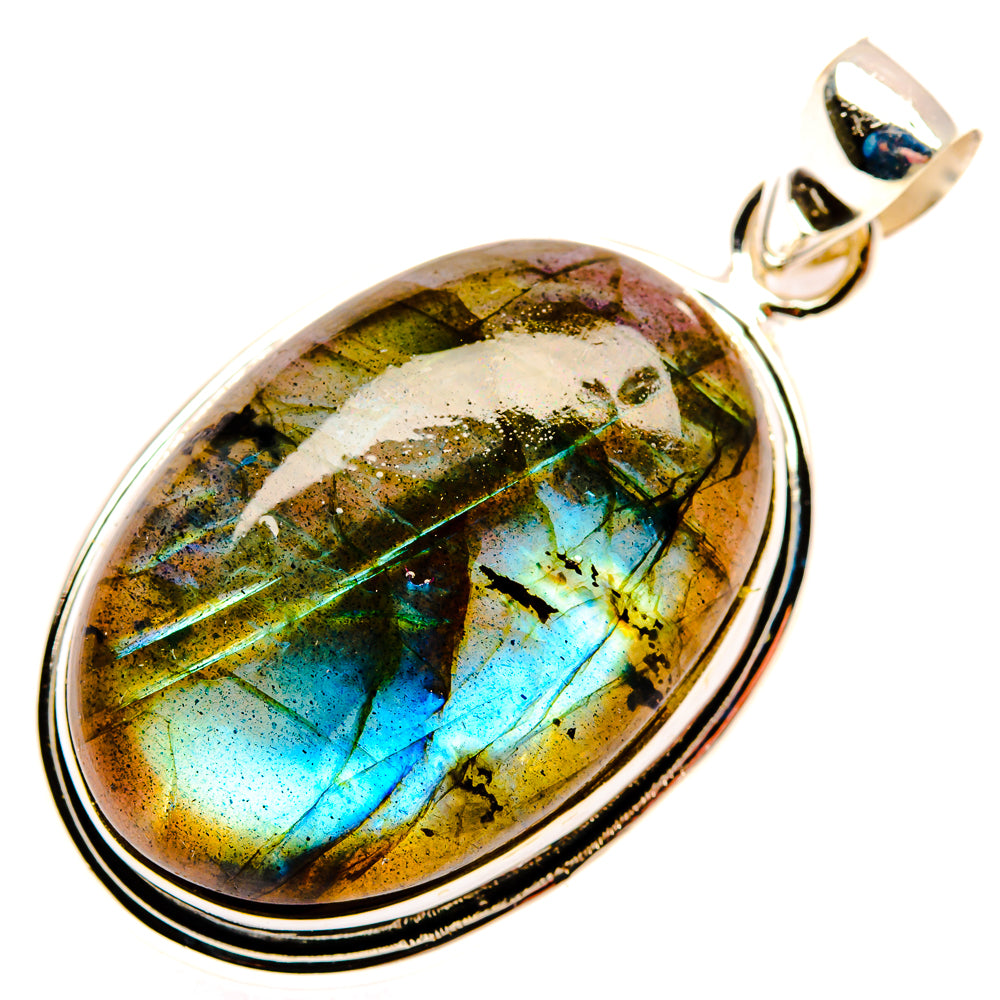 Labradorite Pendants handcrafted by Anasilvercos - PD28459 - Photo 2