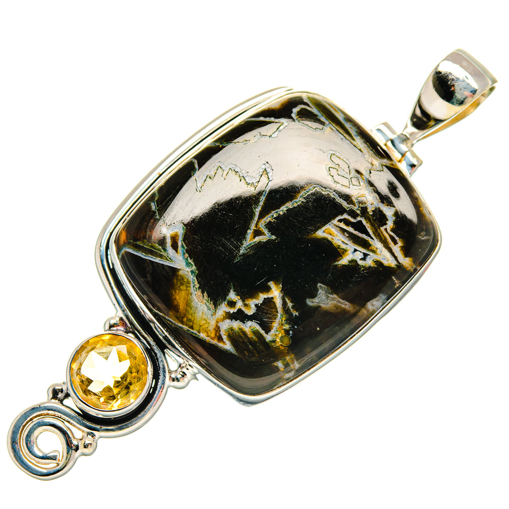Turkish Tube Agate Pendants handcrafted by Anasilvercos - PD28484 - Photo 2