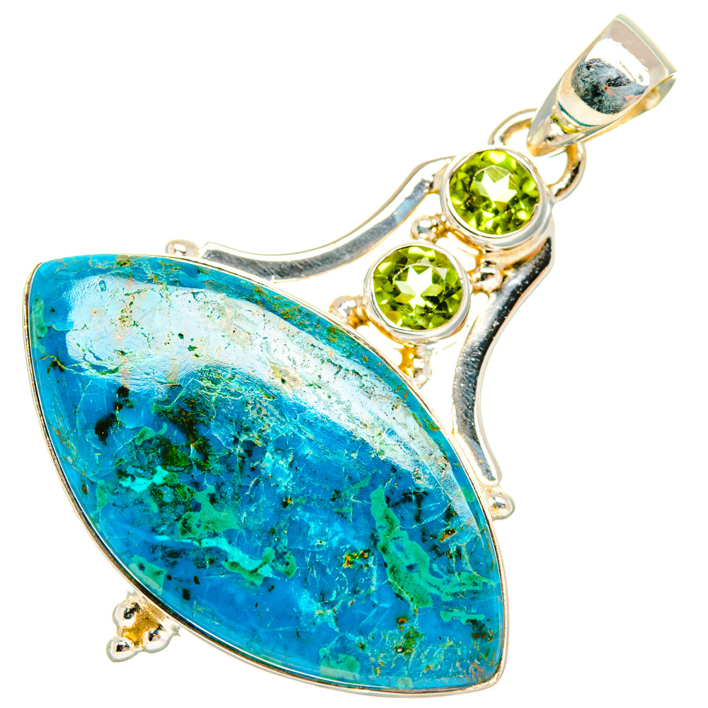 Chrysocolla Pendants handcrafted by Anasilvercos - PD28488 - Photo 2