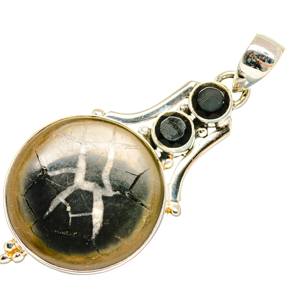 Septarian Geode Pendants handcrafted by Anasilvercos - PD28496 - Photo 2