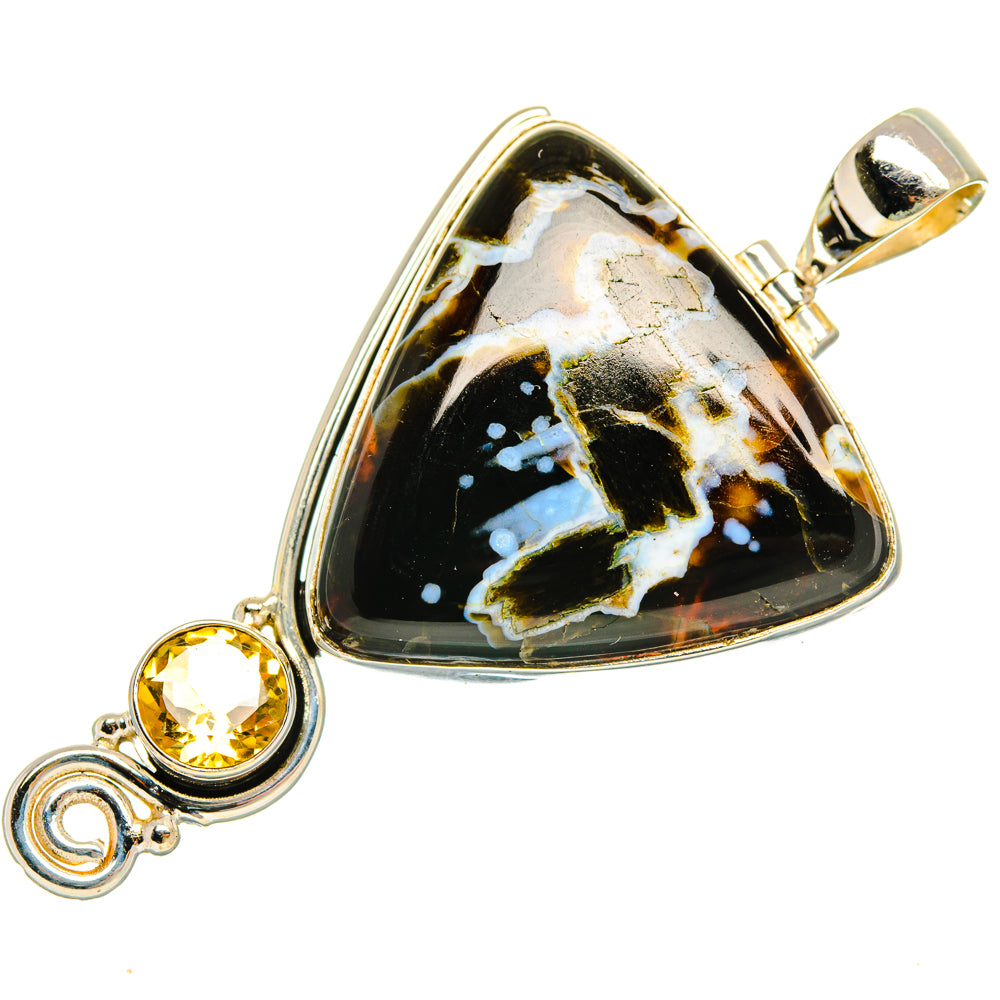 Turkish Tube Agate Pendants handcrafted by Anasilvercos - PD28497 - Photo 2