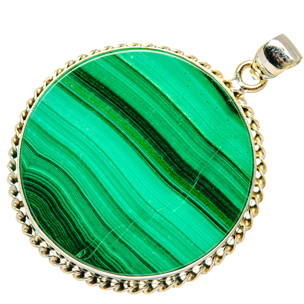 Malachite Pendants handcrafted by Anasilvercos - PD28499 - Photo 2