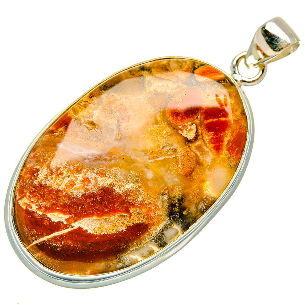 Plume Agate Pendants handcrafted by Anasilvercos - PD28502 - Photo 2