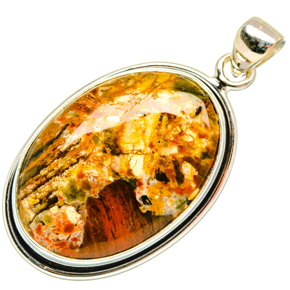 Ocean Jasper Pendants handcrafted by Anasilvercos - PD28505 - Photo 2