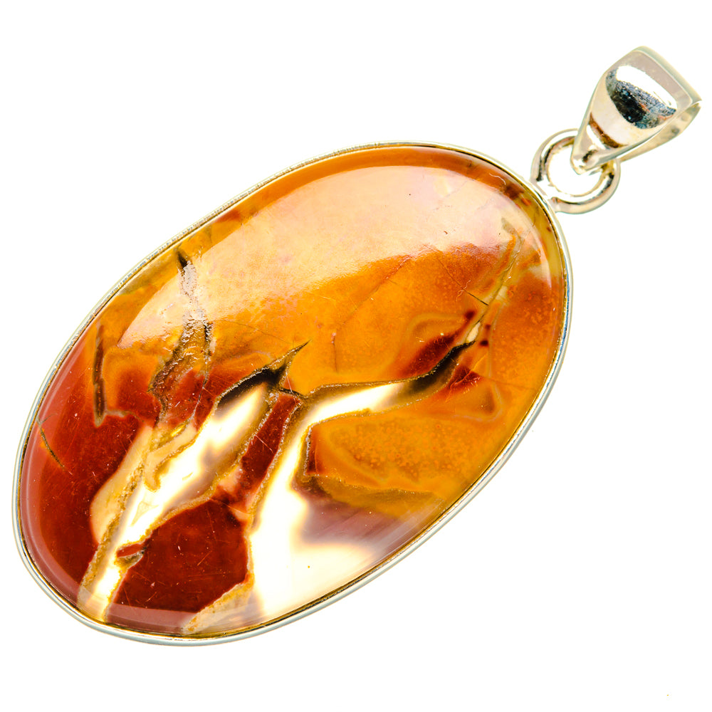 Brecciated Mookaite Pendants handcrafted by Anasilvercos - PD28517 - Photo 2
