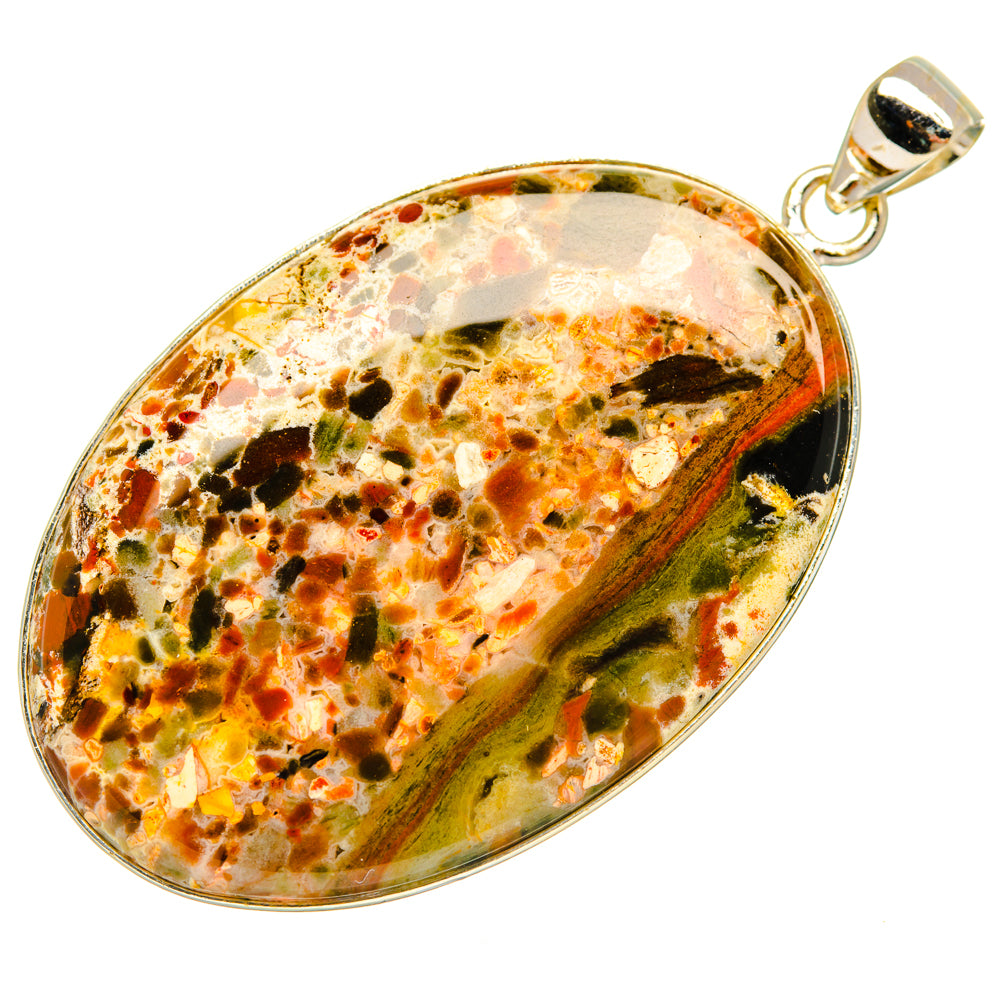 Ocean Jasper Pendants handcrafted by Anasilvercos - PD28527 - Photo 2