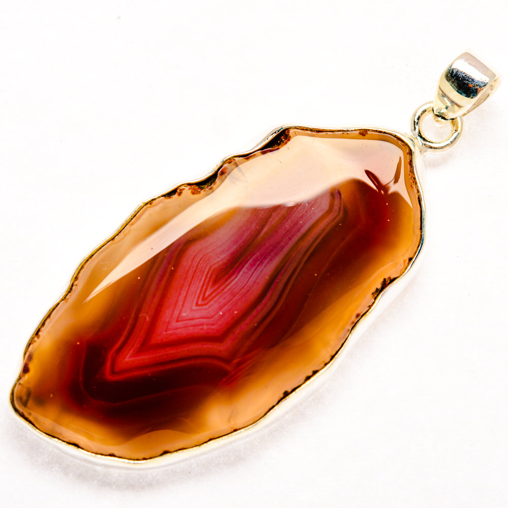 Botswana Agate Pendants handcrafted by Anasilvercos - PD28528 - Photo 2