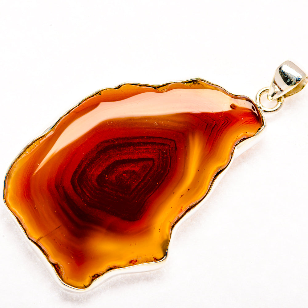 Botswana Agate Pendants handcrafted by Anasilvercos - PD28529 - Photo 2