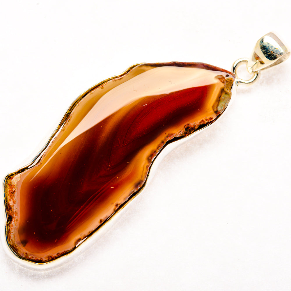 Botswana Agate Pendants handcrafted by Anasilvercos - PD28530 - Photo 2