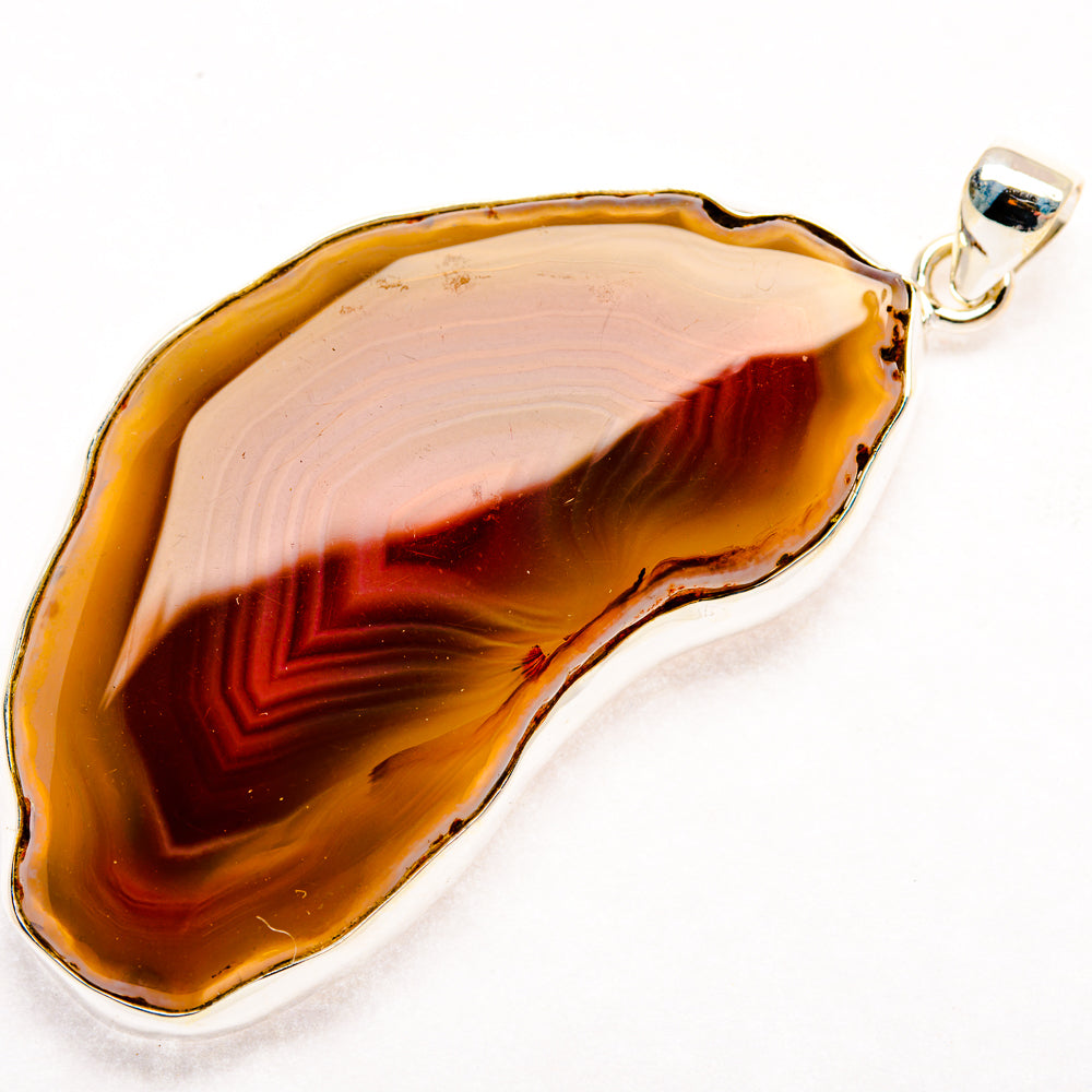 Botswana Agate Pendants handcrafted by Anasilvercos - PD28531 - Photo 2