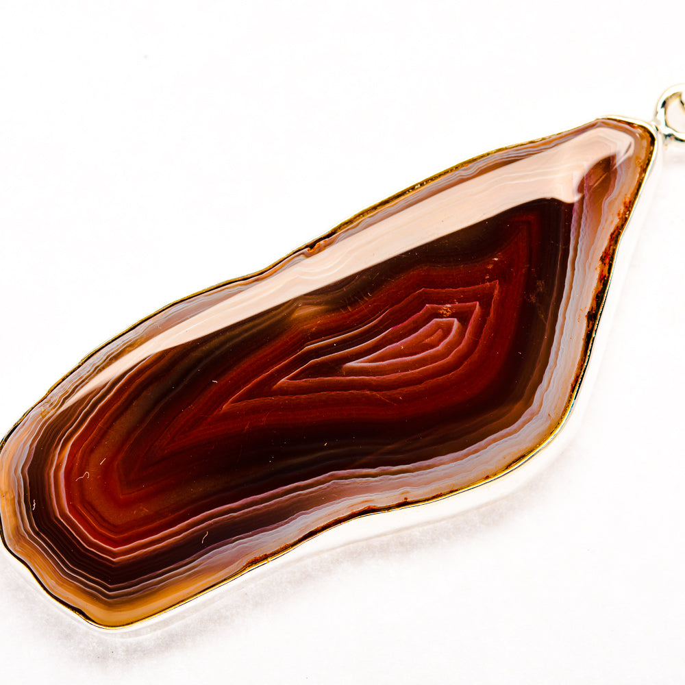 Botswana Agate Pendants handcrafted by Anasilvercos - PD28532 - Photo 2