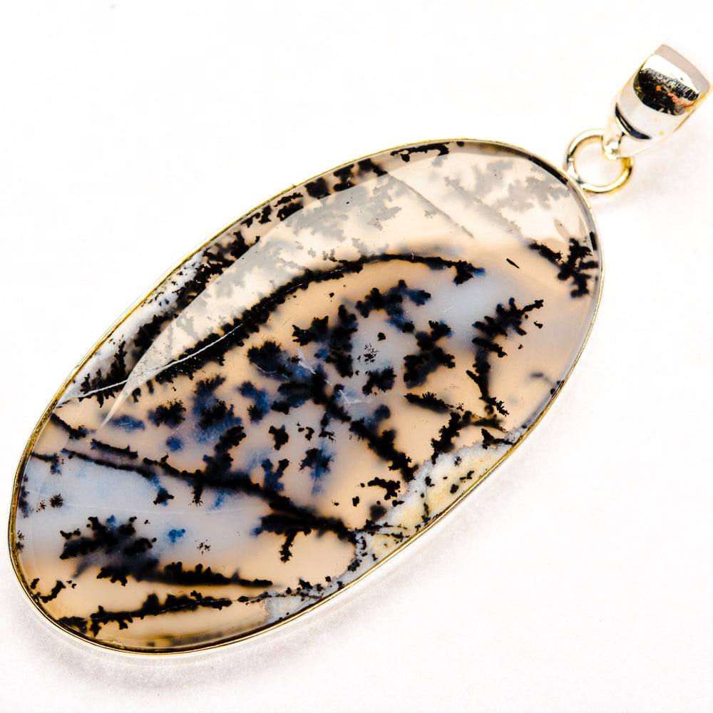 Dendritic Opal Pendants handcrafted by Anasilvercos - PD28537 - Photo 2