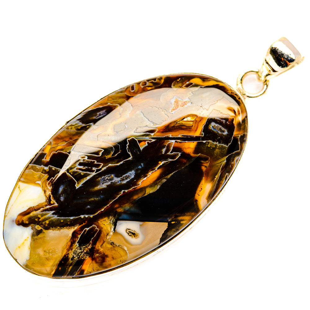 Turkish Tube Agate Pendants handcrafted by Anasilvercos - PD28555 - Photo 2
