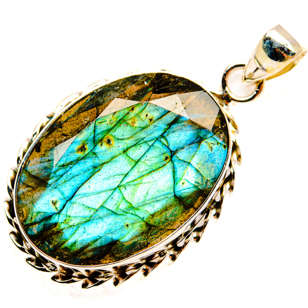 Labradorite Pendants handcrafted by Anasilvercos - PD28578 - Photo 2