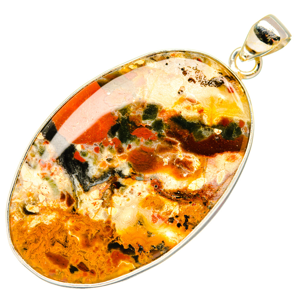 Ocean Jasper Pendants handcrafted by Anasilvercos - PD28589 - Photo 2