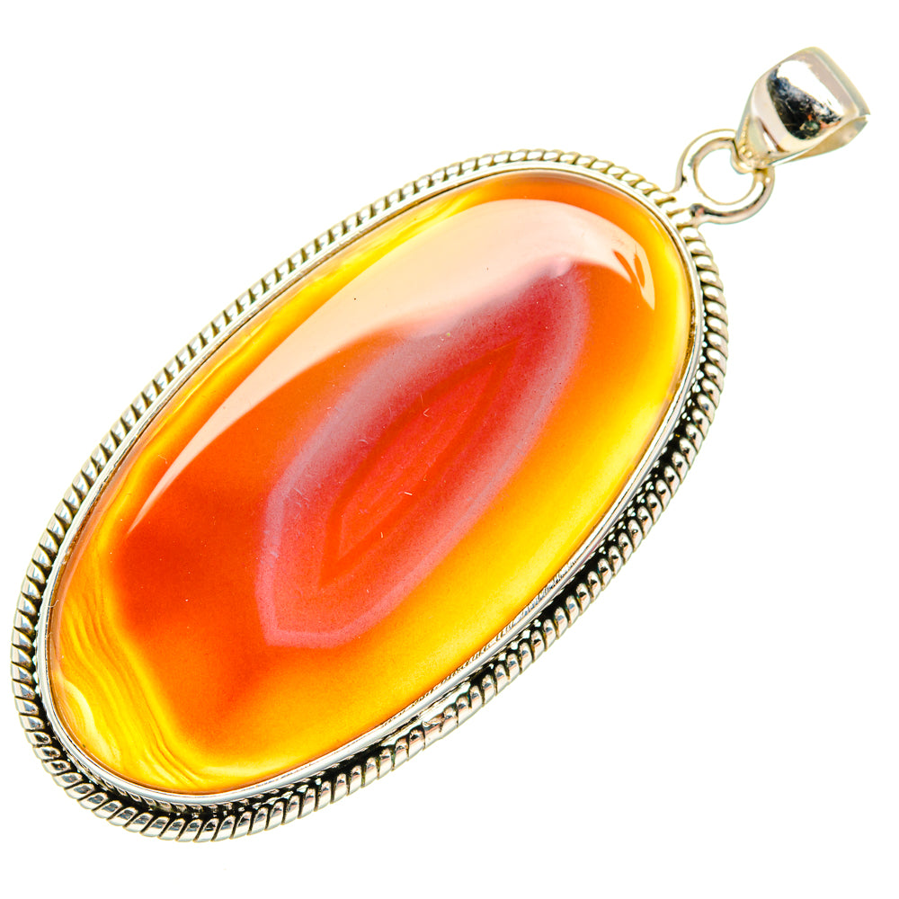 Botswana Agate Pendants handcrafted by Anasilvercos - PD28594 - Photo 2