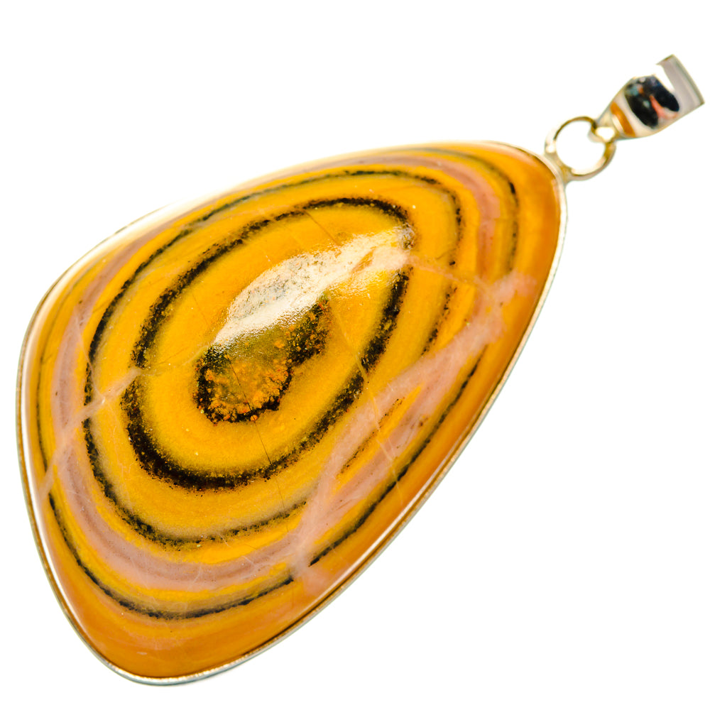 Bumble Bee Jasper Pendants handcrafted by Anasilvercos - PD28595 - Photo 2
