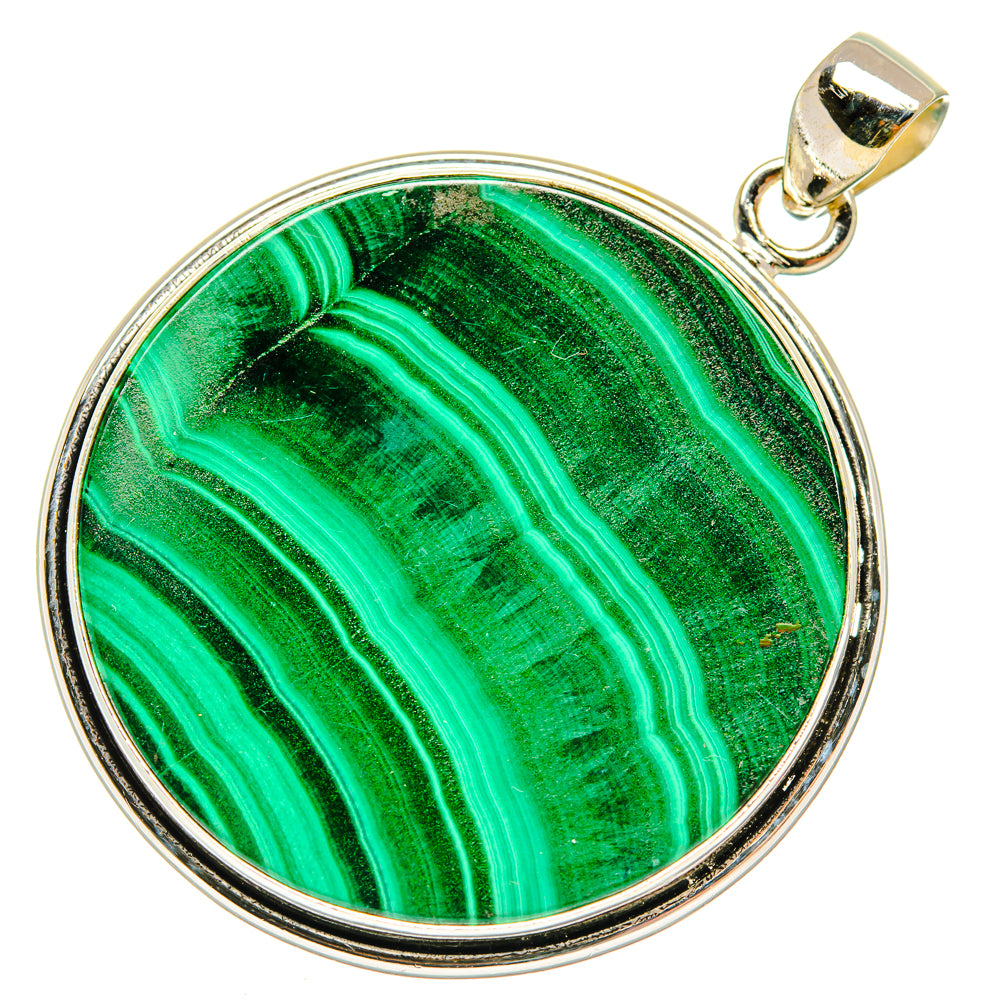 Malachite Pendants handcrafted by Anasilvercos - PD28602 - Photo 2