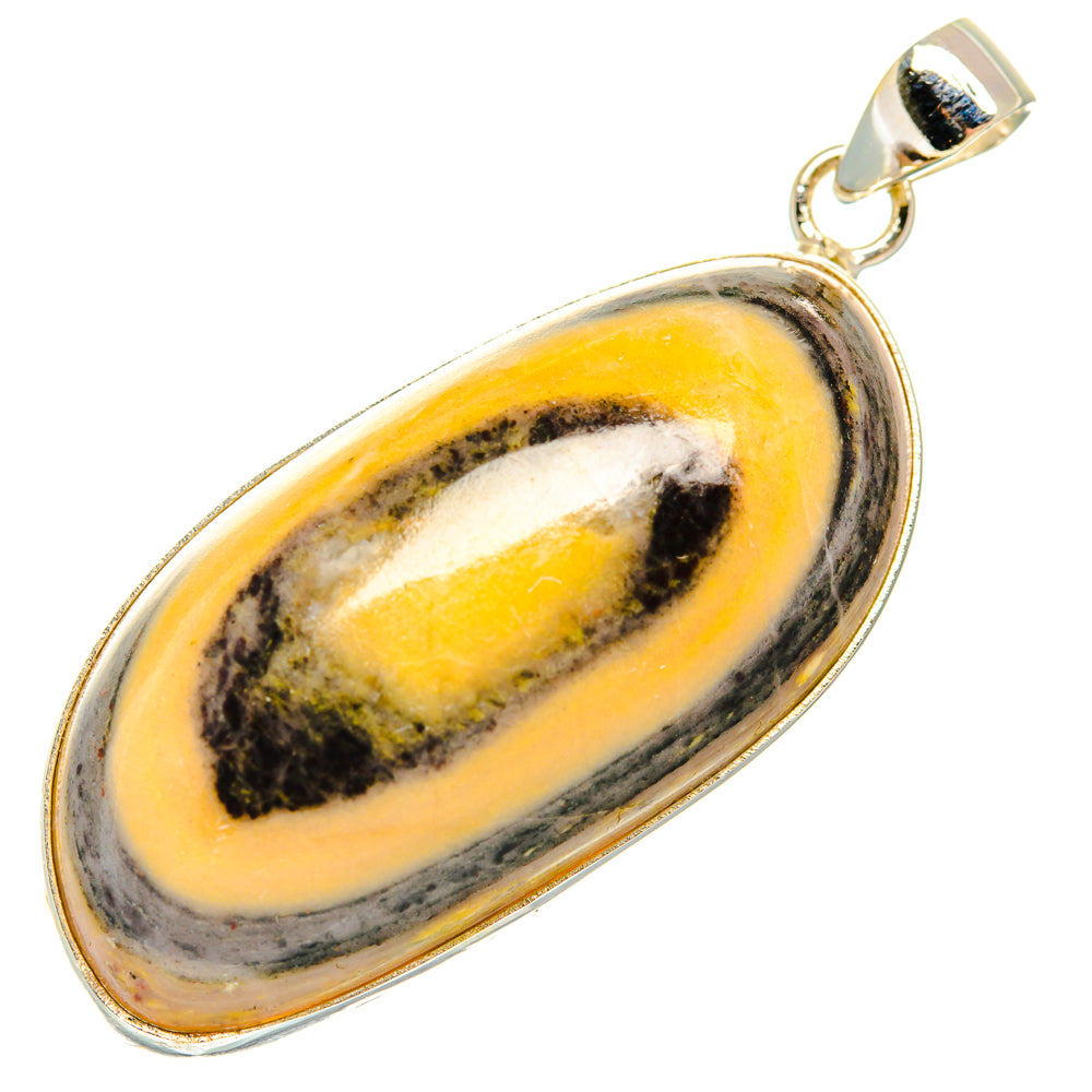 Bumble Bee Jasper Pendants handcrafted by Anasilvercos - PD28603 - Photo 2