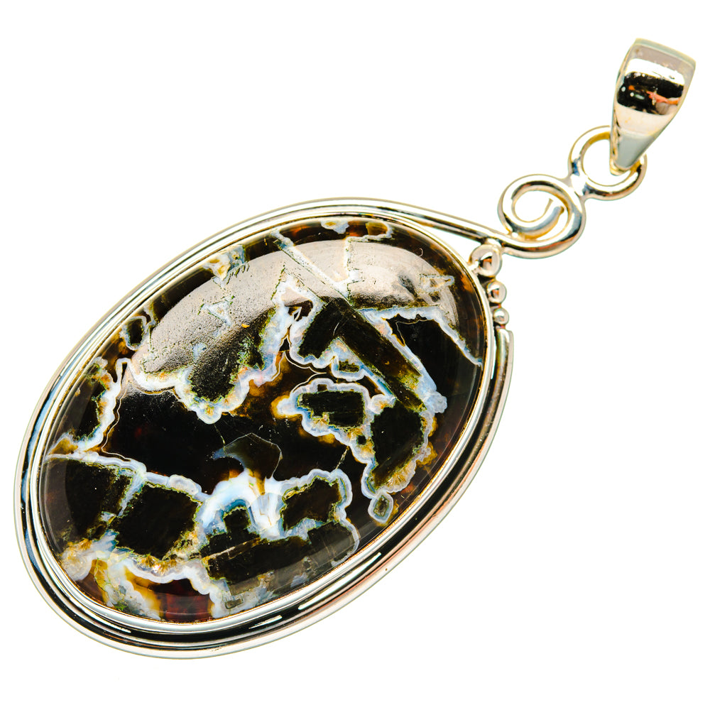 Turkish Tube Agate Pendants handcrafted by Anasilvercos - PD28610 - Photo 2