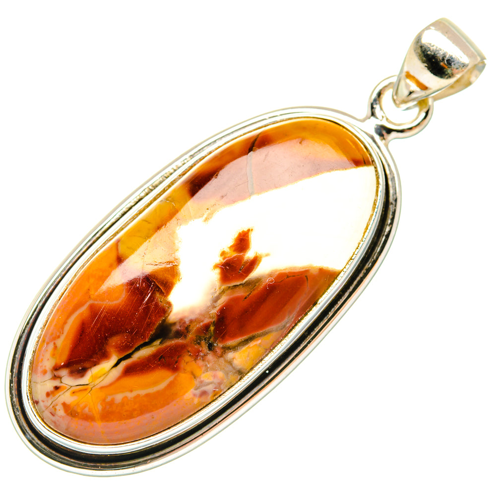 Brecciated Mookaite Pendants handcrafted by Anasilvercos - PD28616 - Photo 2