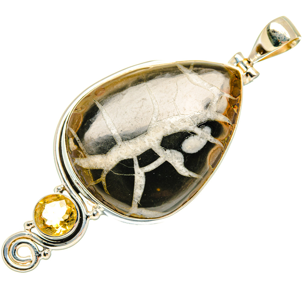 Septarian Geode Pendants handcrafted by Anasilvercos - PD28639 - Photo 2