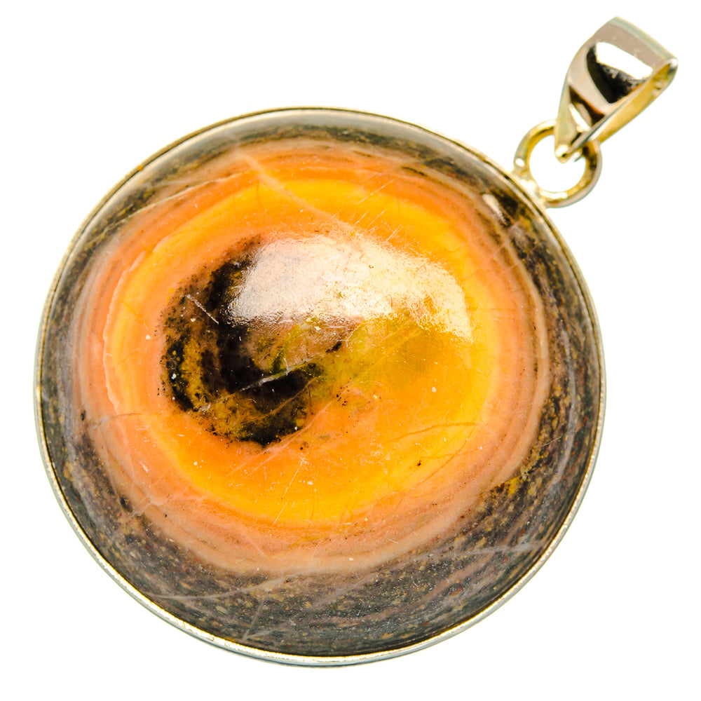 Bumble Bee Jasper Pendants handcrafted by Anasilvercos - PD28640 - Photo 2
