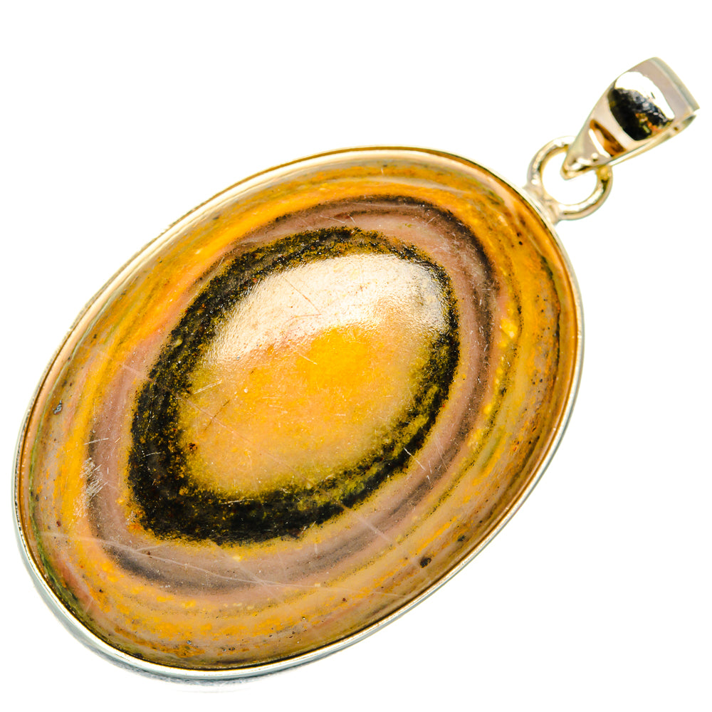 Bumble Bee Jasper Pendants handcrafted by Anasilvercos - PD28647 - Photo 2