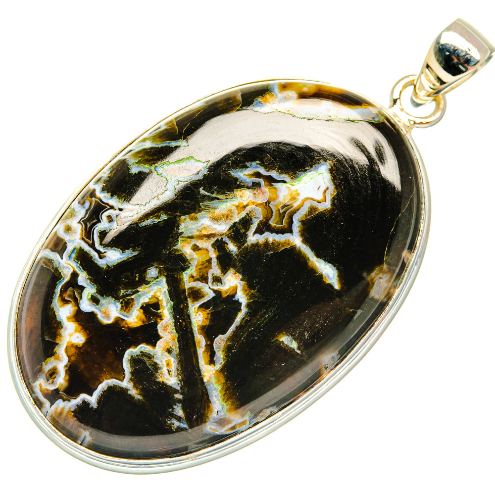Turkish Tube Agate Pendants handcrafted by Anasilvercos - PD28651 - Photo 2