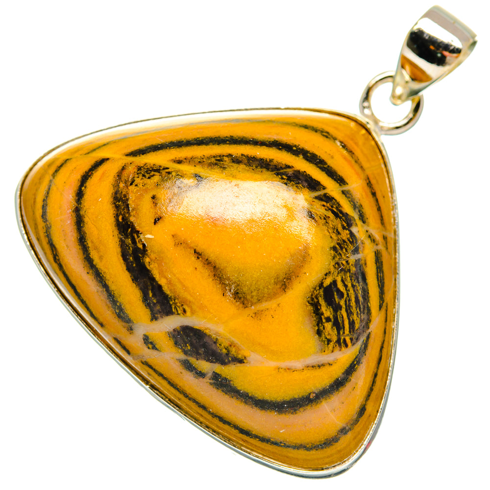Bumble Bee Jasper Pendants handcrafted by Anasilvercos - PD28741 - Photo 2