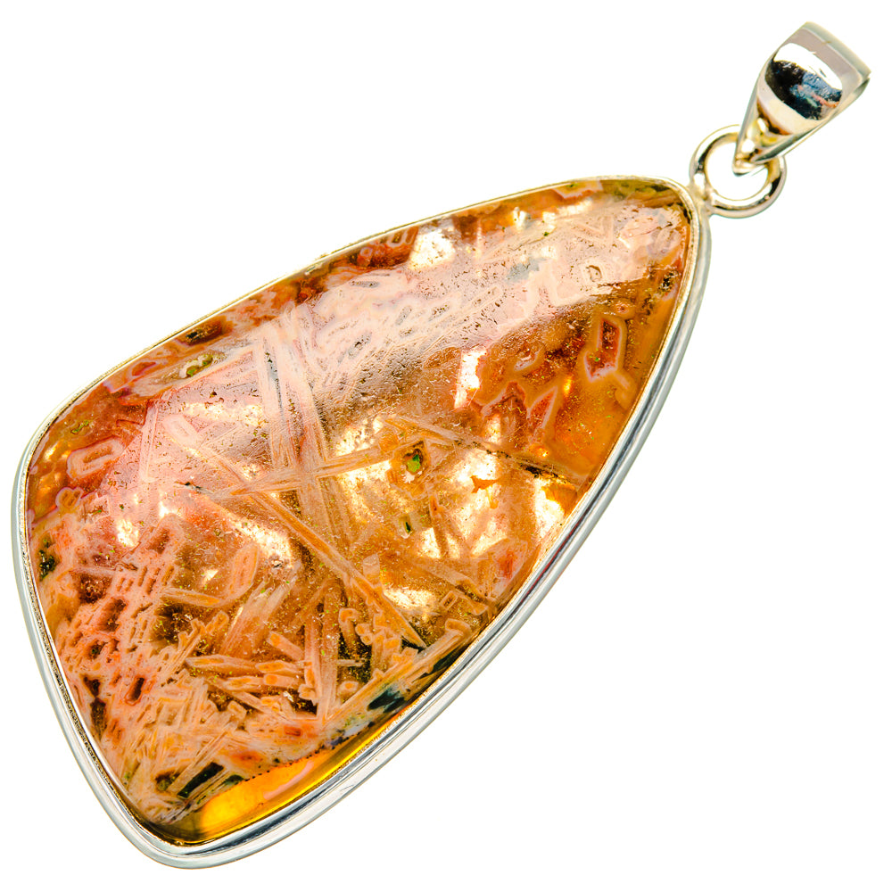 Turkish Tube Agate Pendants handcrafted by Anasilvercos - PD28749 - Photo 2