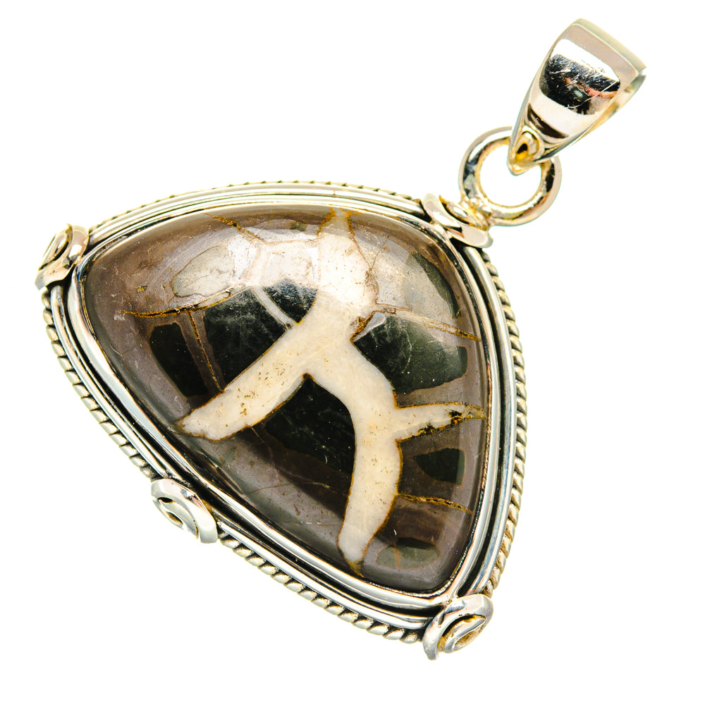 Septarian Geode Pendants handcrafted by Anasilvercos - PD28756 - Photo 2