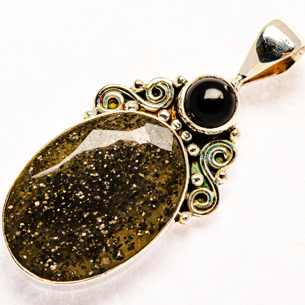 Lepidocrocite Quartz Pendants handcrafted by Anasilvercos - PD28786 - Photo 2