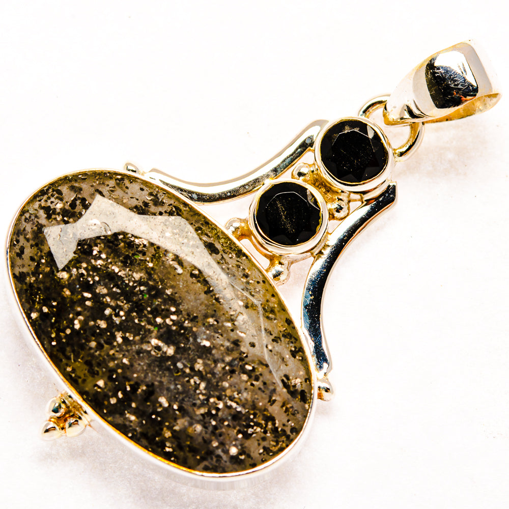 Lepidocrocite Quartz Pendants handcrafted by Anasilvercos - PD28787 - Photo 2