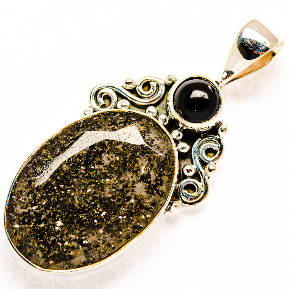 Tourmalinated Quartz Pendants handcrafted by Anasilvercos - PD28789 - Photo 2