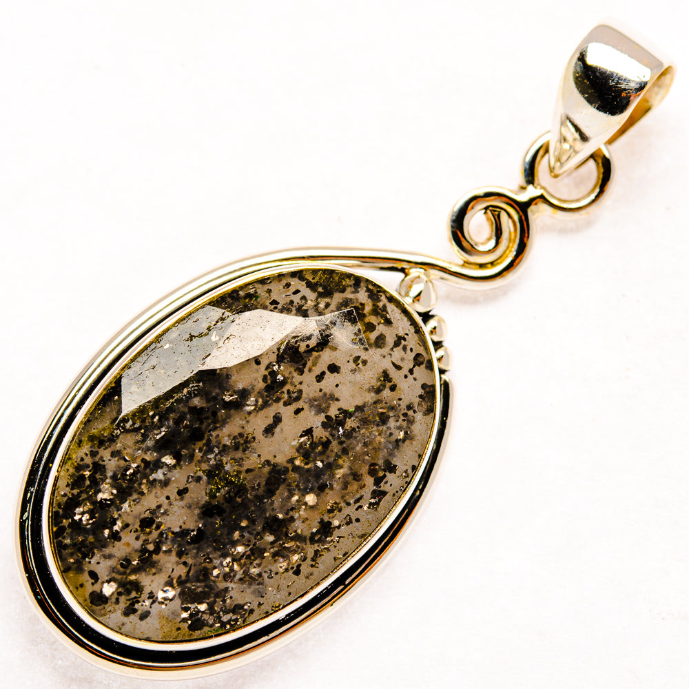 Lepidocrocite Quartz Pendants handcrafted by Anasilvercos - PD28790 - Photo 2