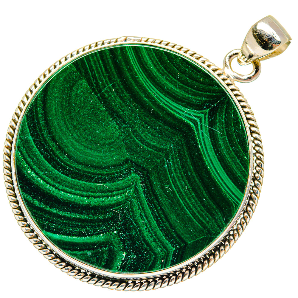 Malachite Pendants handcrafted by Anasilvercos - PD28832 - Photo 2